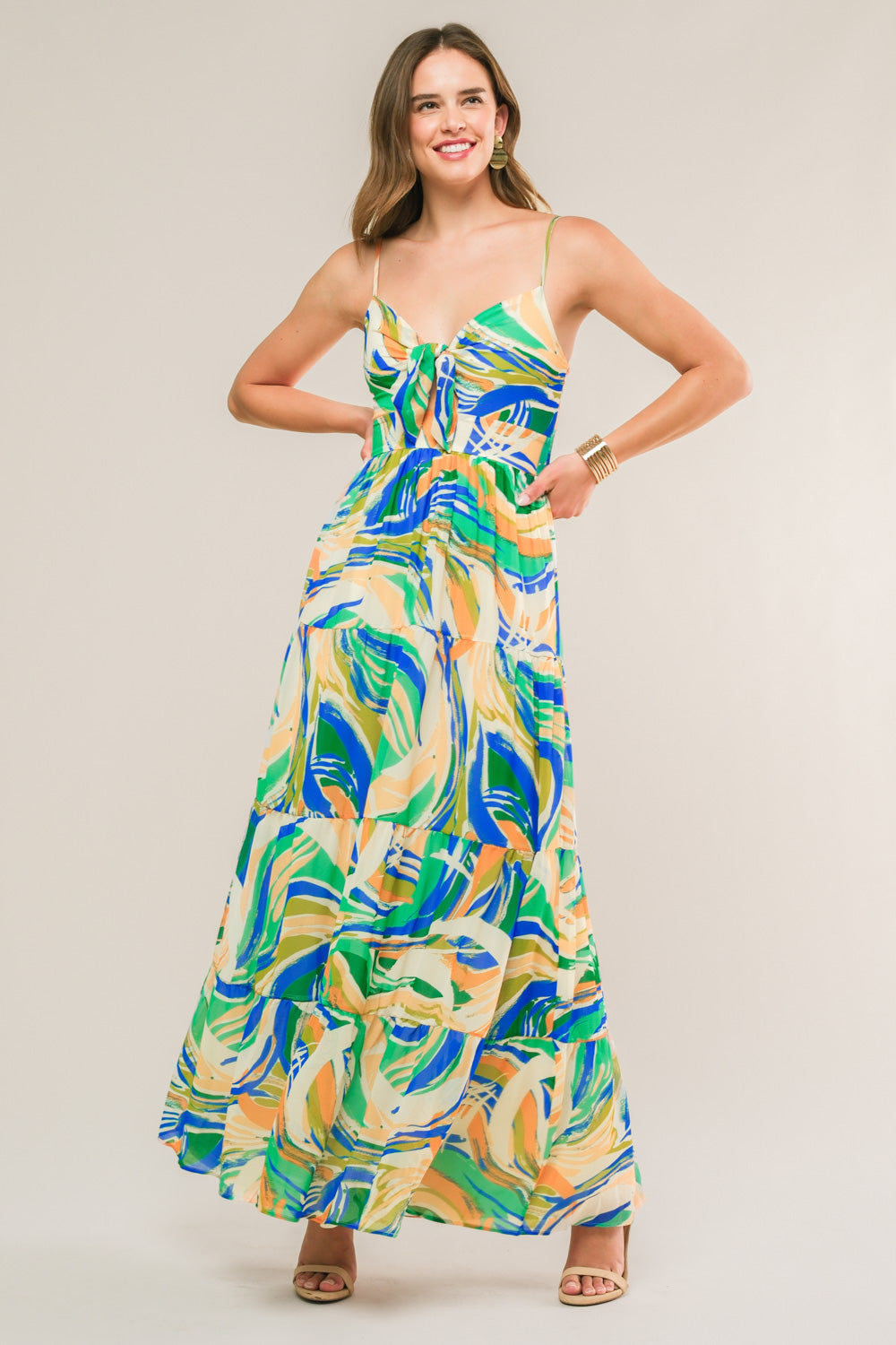 FLORIDA DREAMS WOVEN MAXI DRESS Flying Tomato