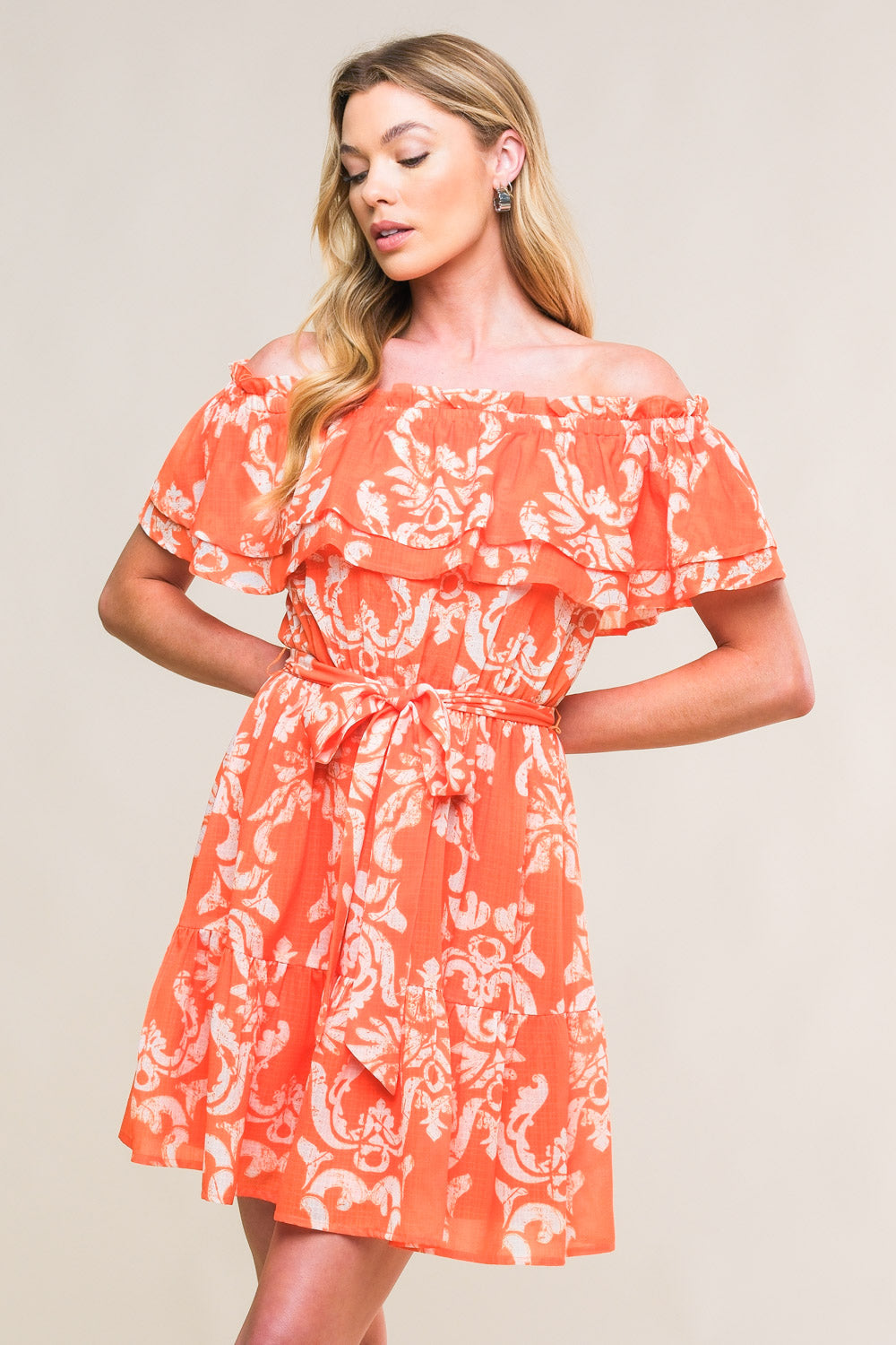 CAPTIVATING ALWAYS WOVEN MINI DRESS Flying Tomato