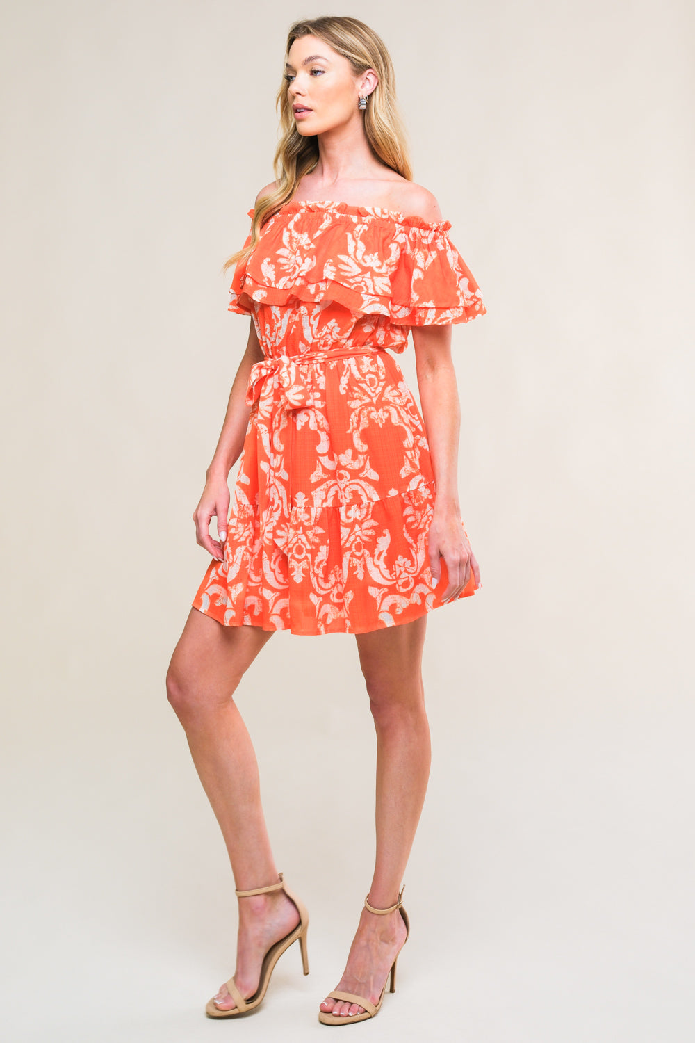 CAPTIVATING ALWAYS WOVEN MINI DRESS Flying Tomato
