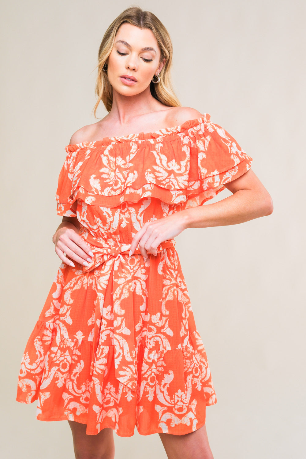 CAPTIVATING ALWAYS WOVEN MINI DRESS Flying Tomato