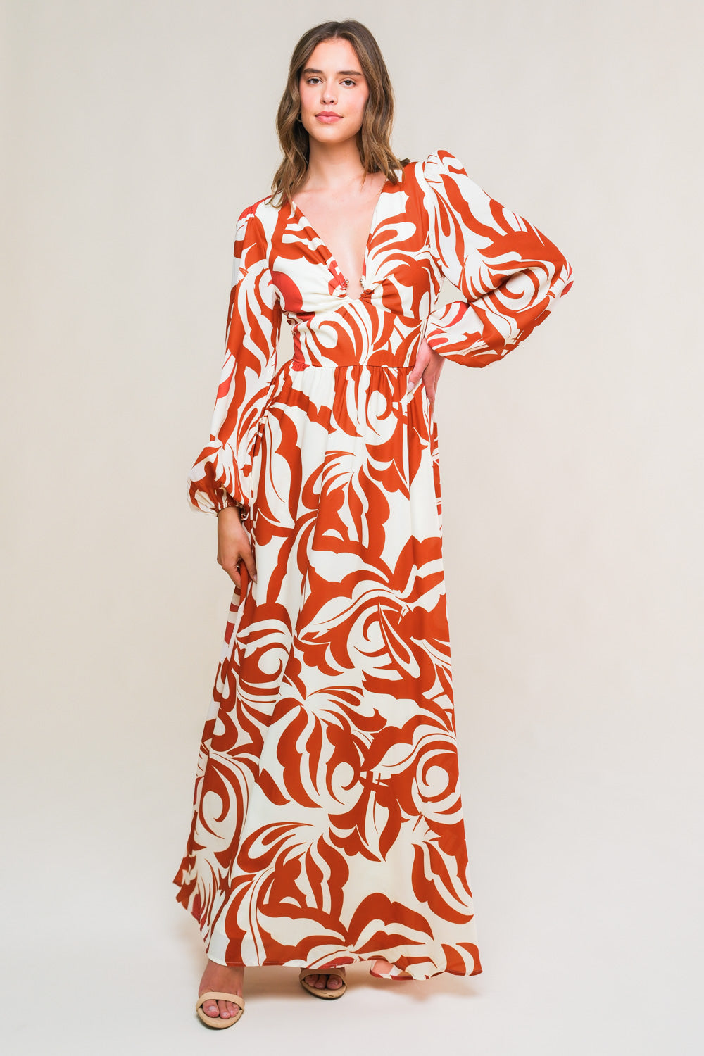 LOVE IN YOUR EYES WOVEN MAXI DRESS Flying Tomato
