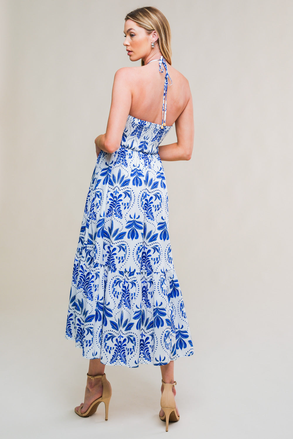 FLAWLESS SENSATION WOVEN MIDI DRESS Flying Tomato