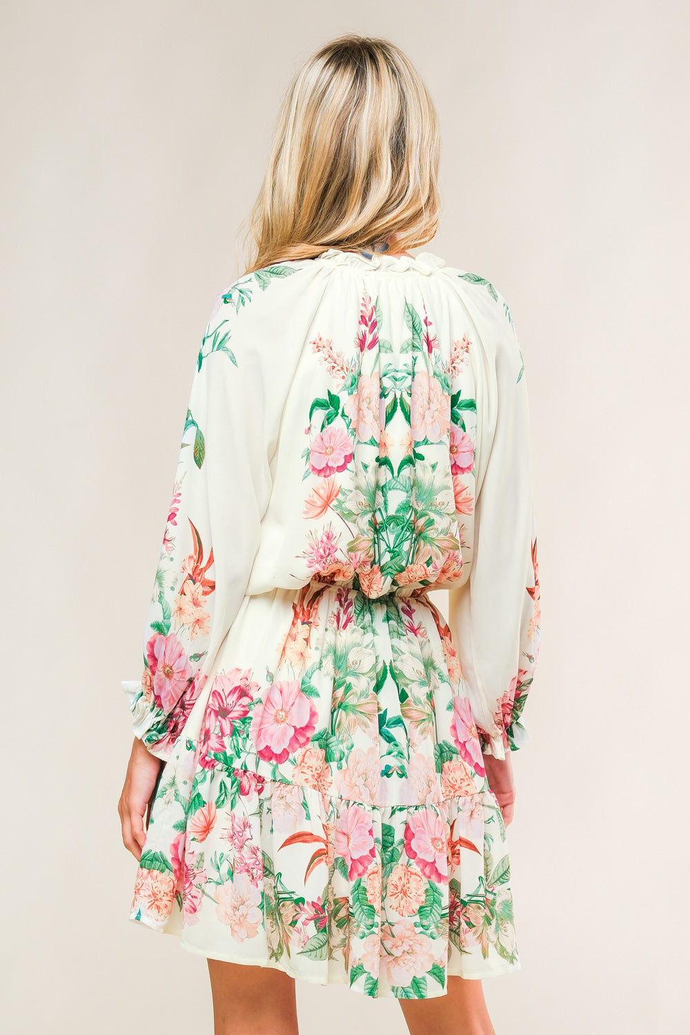 HAPPIEST HERE WOVEN MINI DRESS Flying Tomato