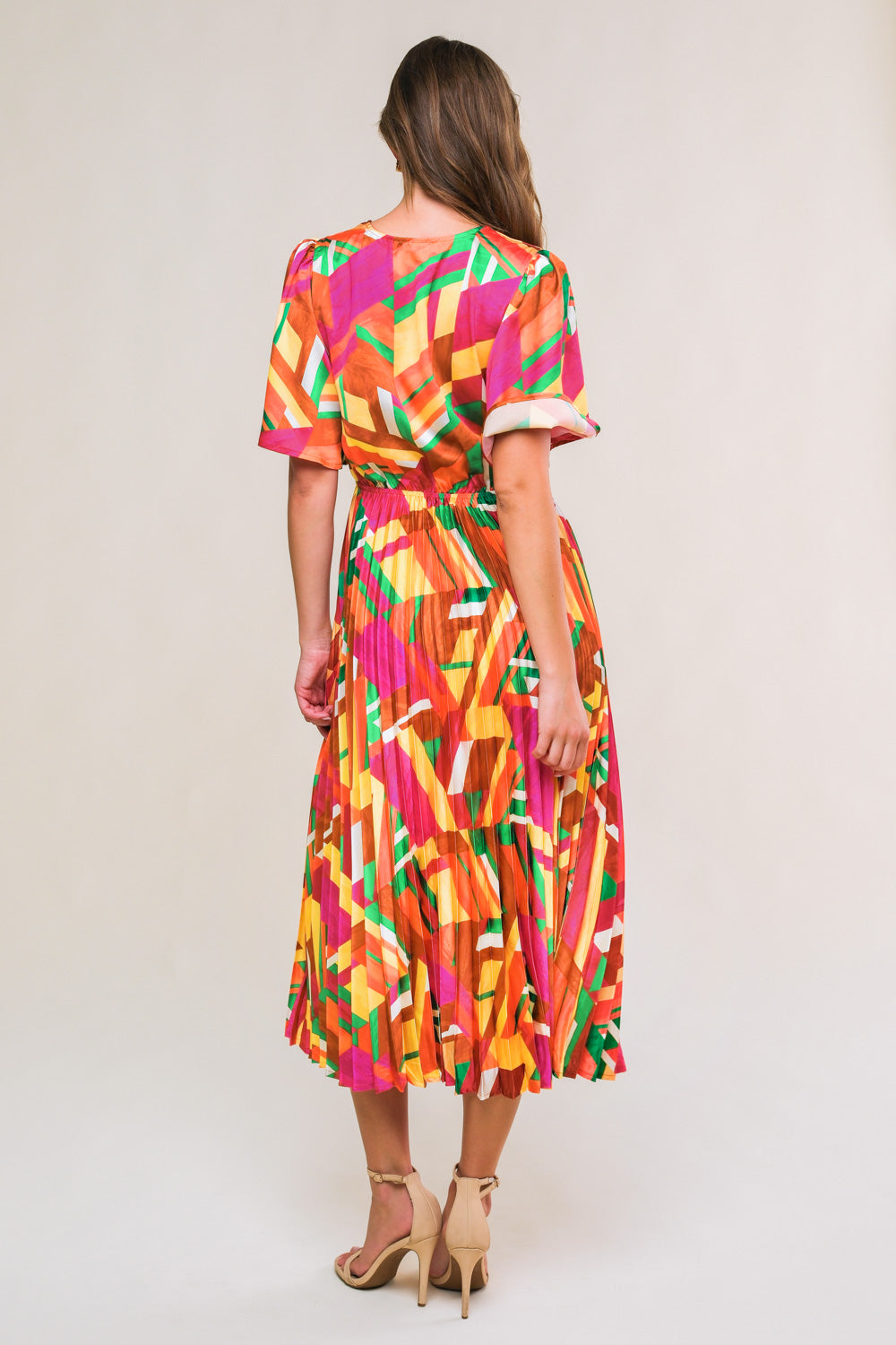 IRRESISTIBLE FUN WOVEN MIDI DRESS Flying Tomato