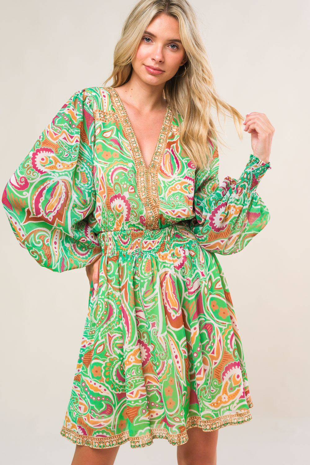 TIME SPENT TOGETHER WOVEN MINI DRESS Flying Tomato