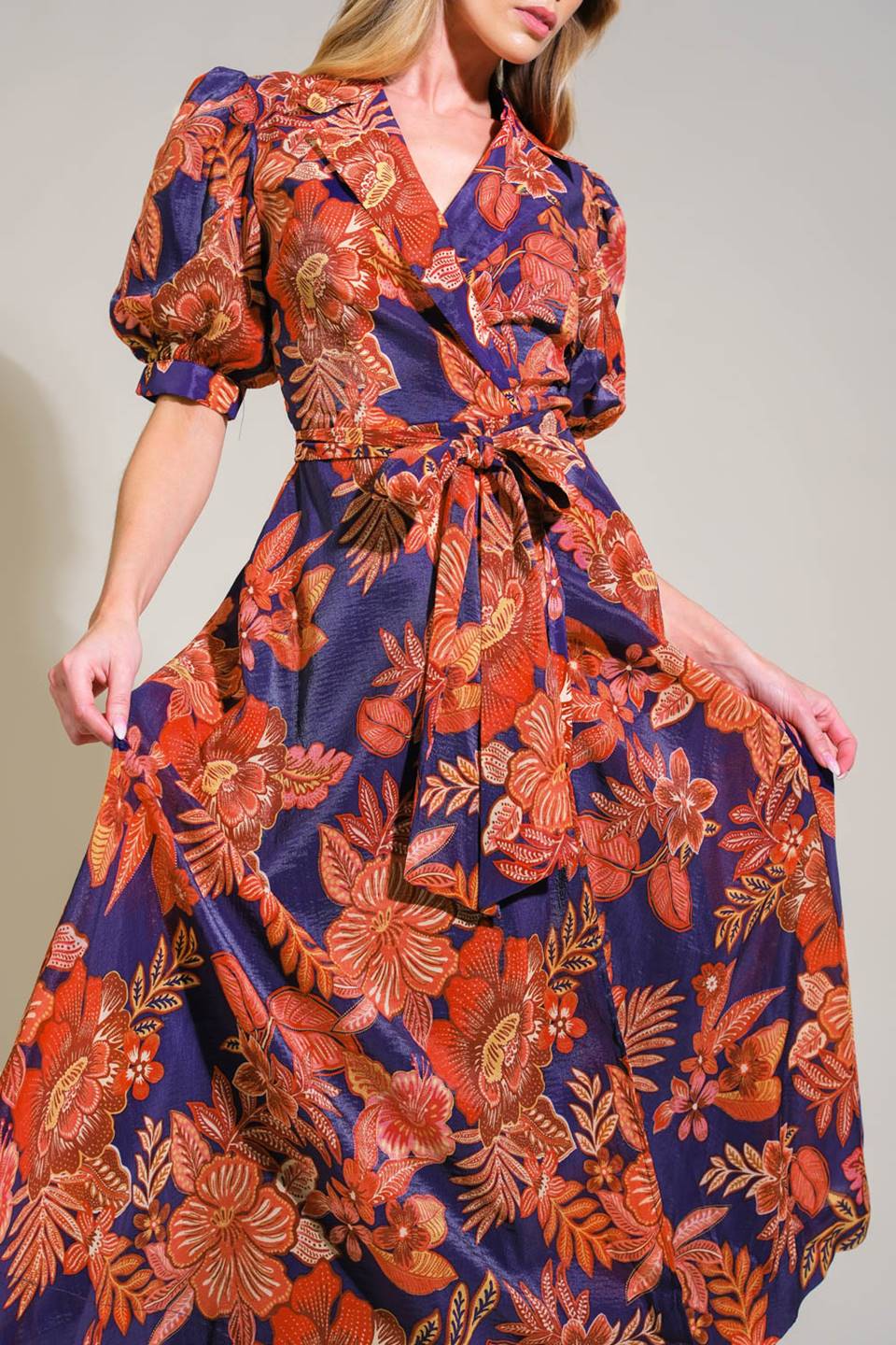 TREASURE TROVE WOVEN MIDI DRESS Flying Tomato