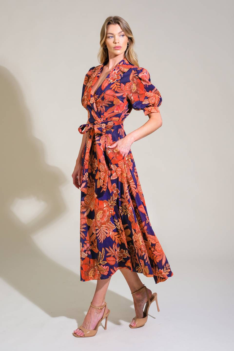TREASURE TROVE WOVEN MIDI DRESS Flying Tomato