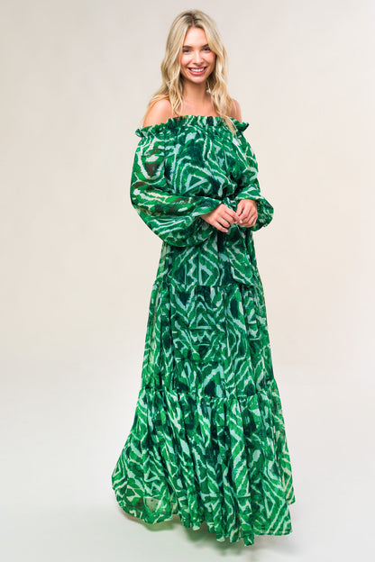 LOOK UP TO YOU WOVEN MAXI DRESS