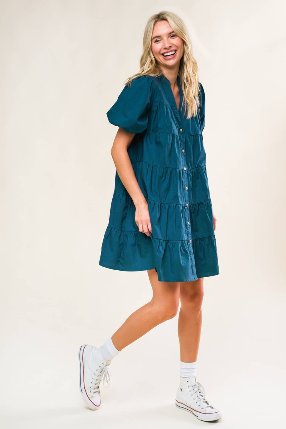 MISS AMERICAN PIE WOVEN MINI DRESS Flying Tomato