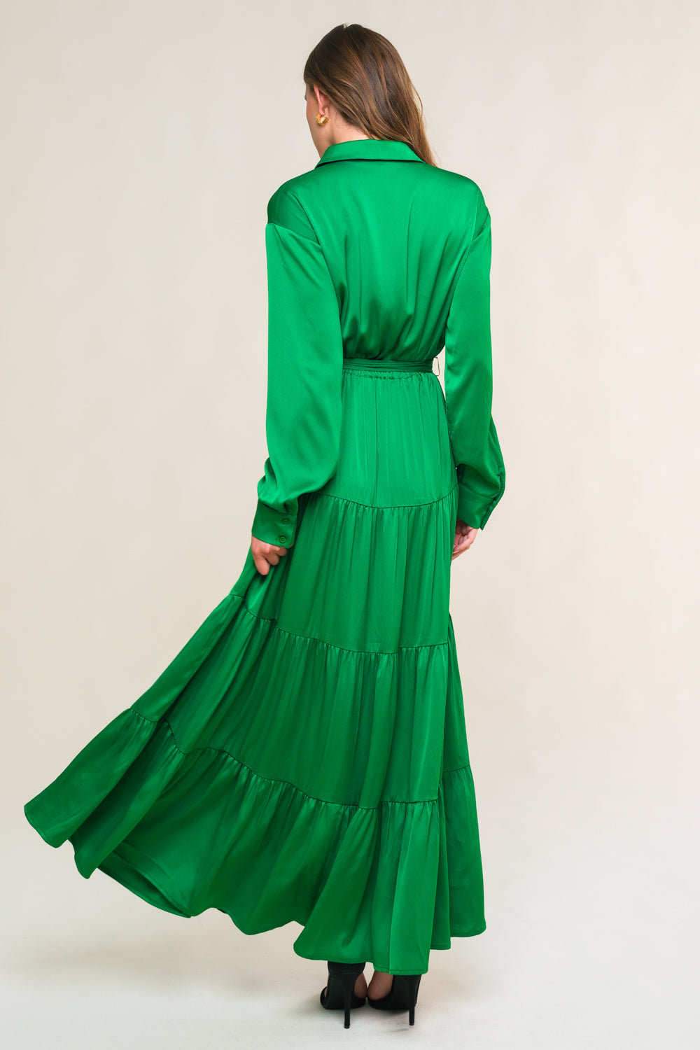 CHIC INTENT BRIGHT WOVEN MIDI DRESS Flying Tomato