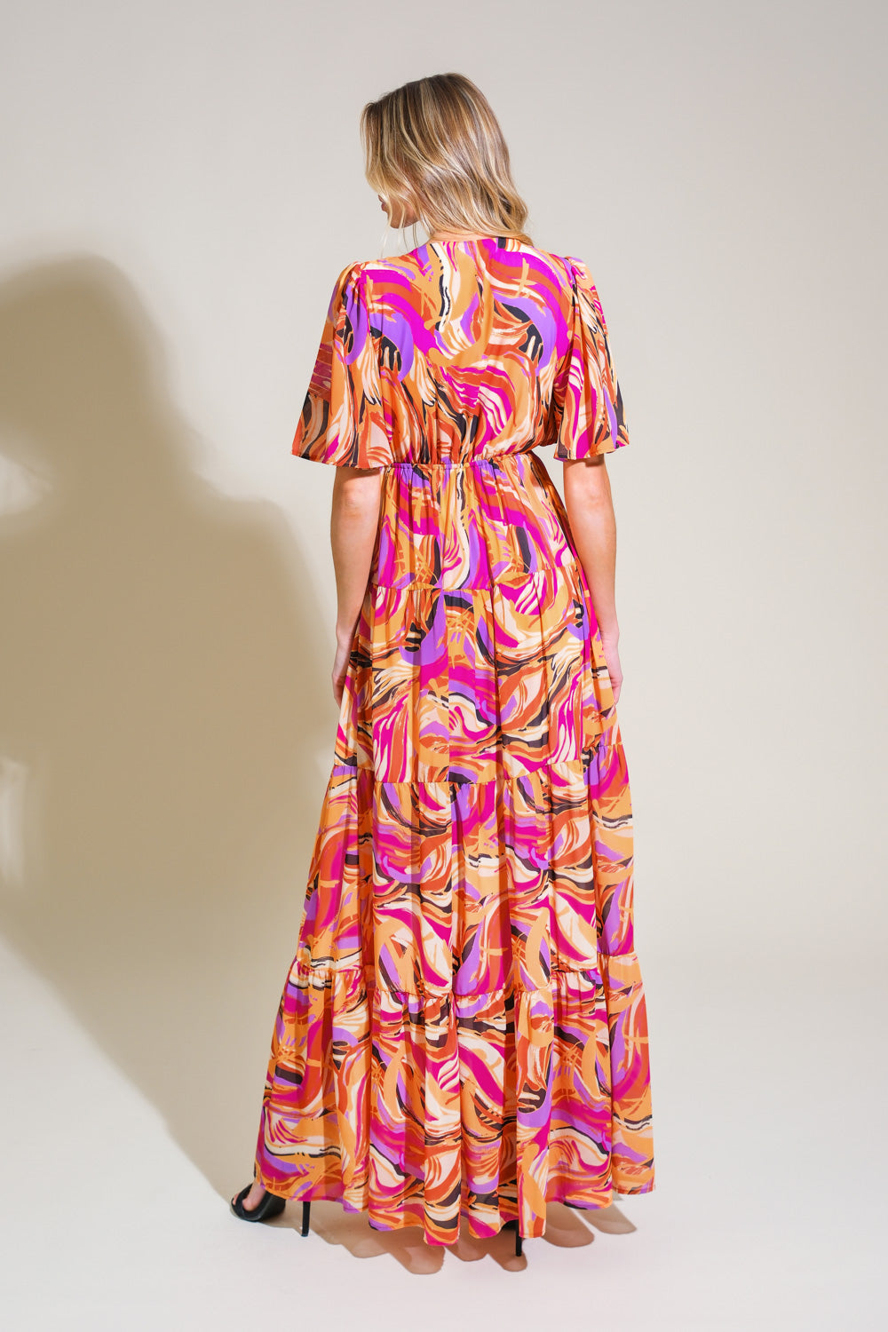 REFRESHING VIBE WOVEN MAXI DRESS Flying Tomato