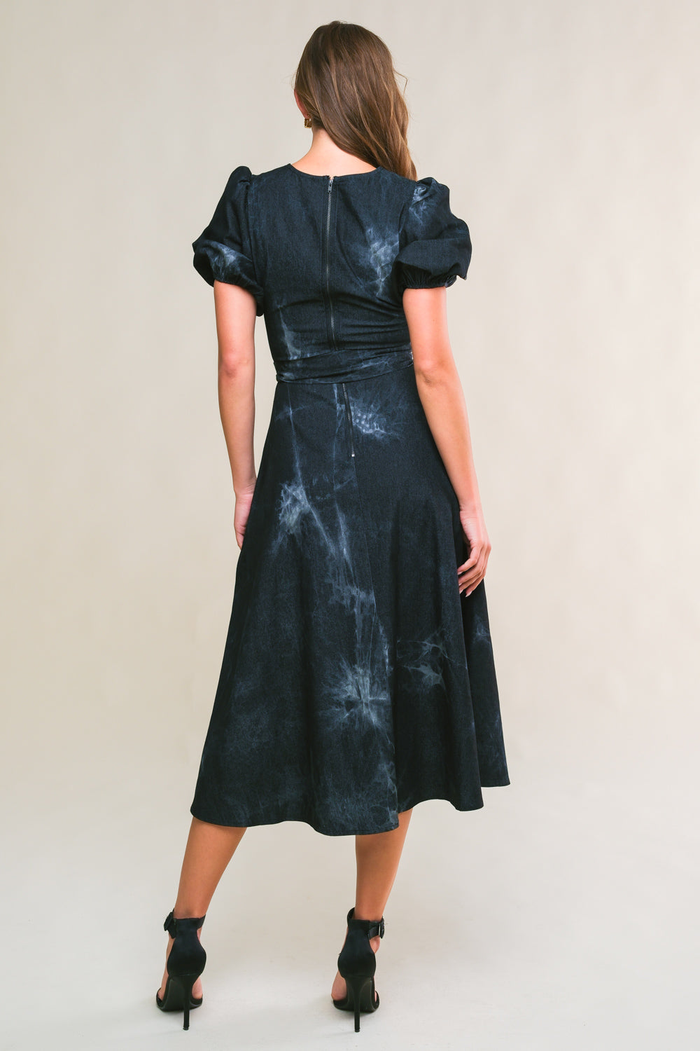 GARDEN GRACE TWILL MIDI DRESS Flying Tomato