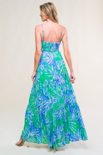 BLOOMING DAYDREAM WOVEN MAXI DRESS