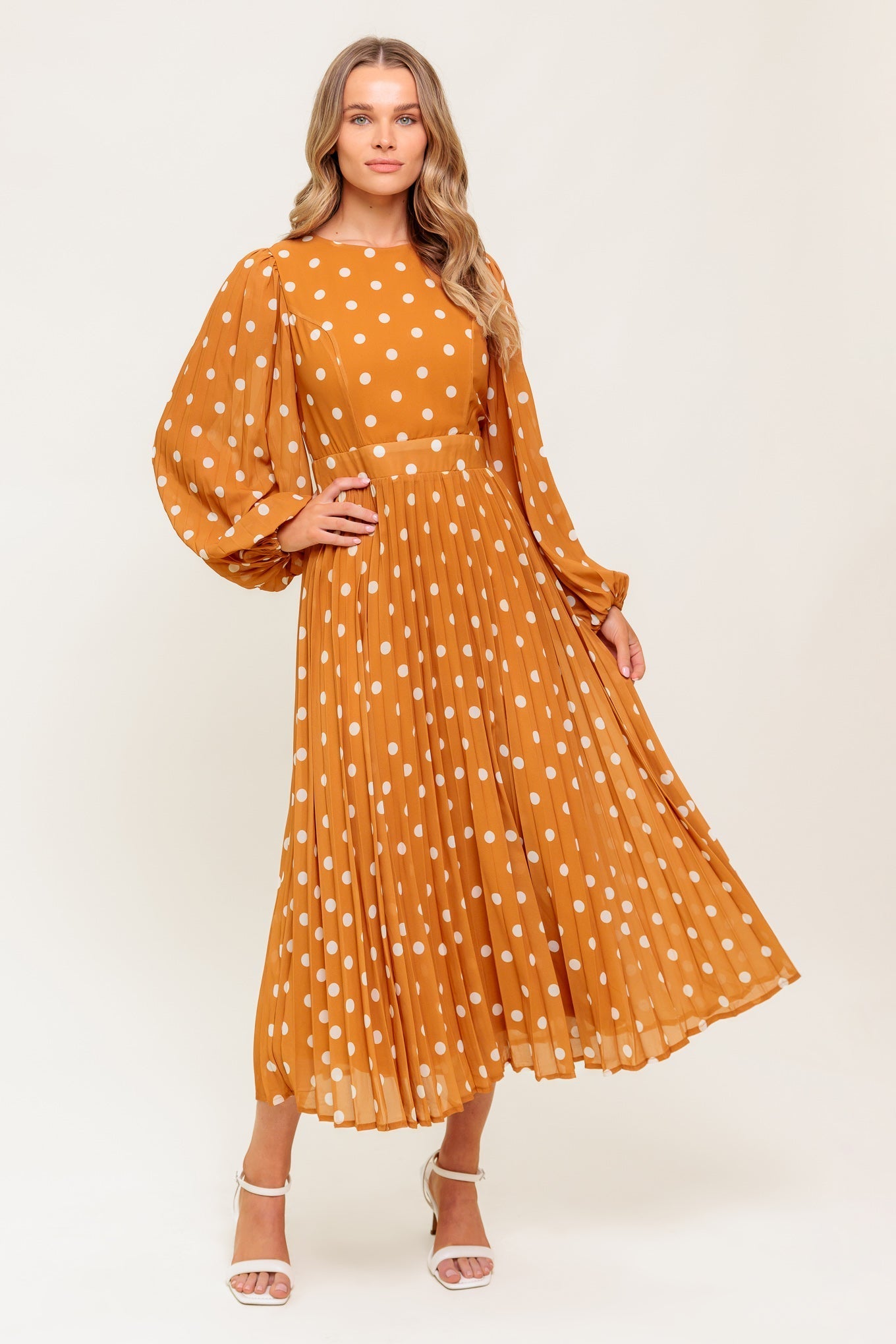 MOMENT MAKER WOVEN MIDI DRESS Flying Tomato