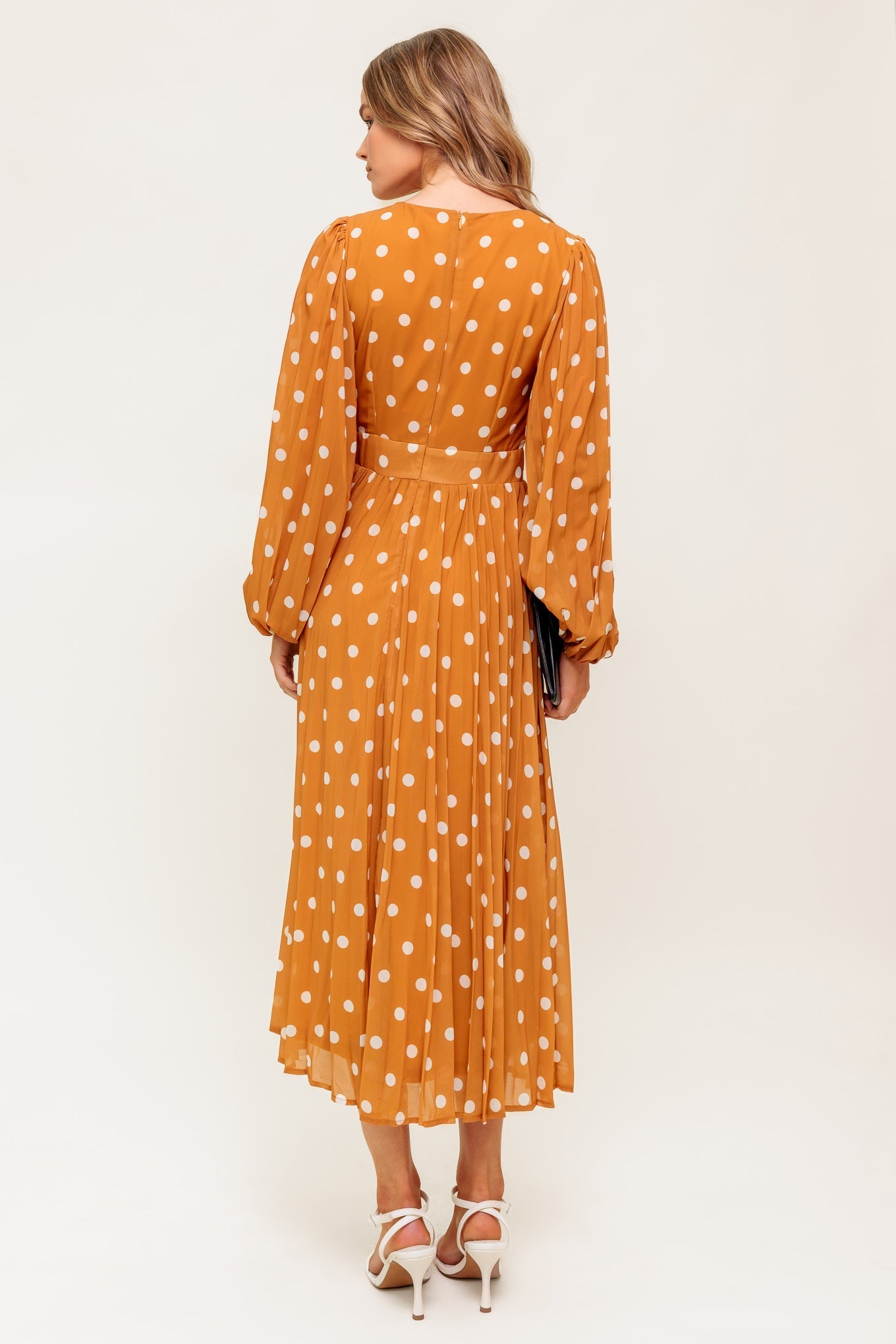 MOMENT MAKER WOVEN MIDI DRESS Flying Tomato