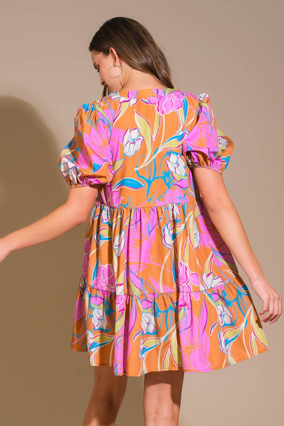 MOMENTOUS CUTENESS WOVEN MINI DRESS Flying Tomato