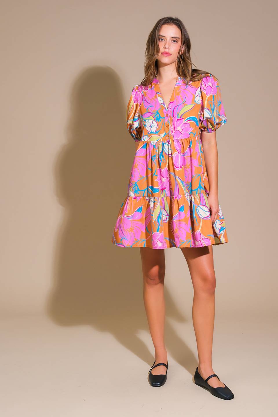 MOMENTOUS CUTENESS WOVEN MINI DRESS Flying Tomato