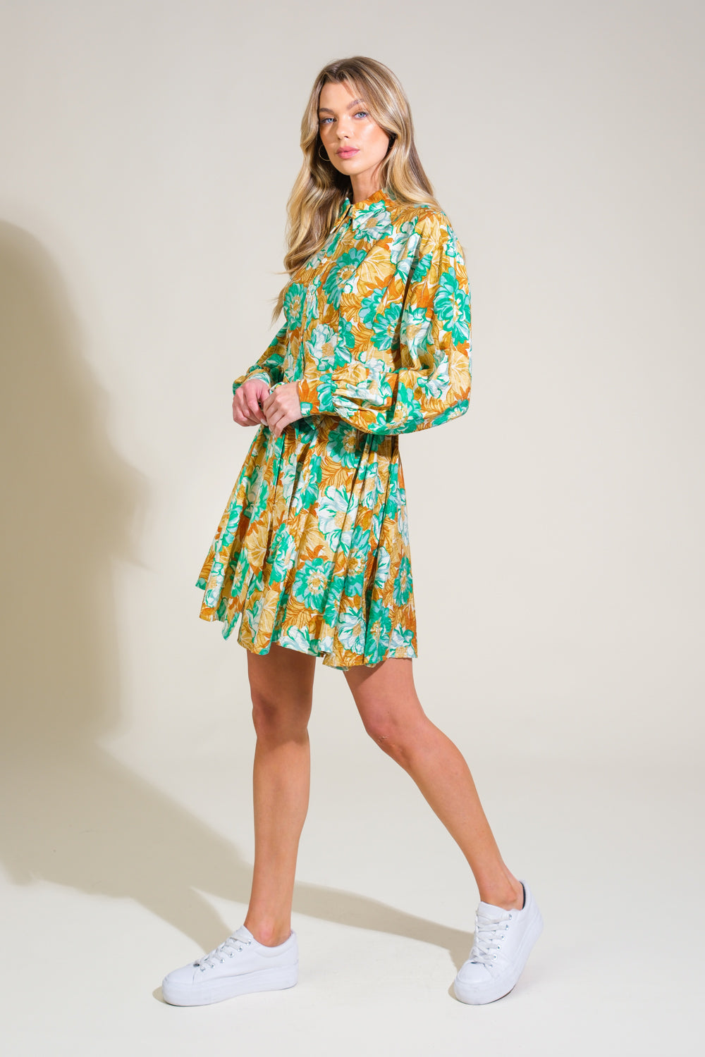 ENCHANTED TO MEET YOU WOVEN MINI DRESS Flying Tomato