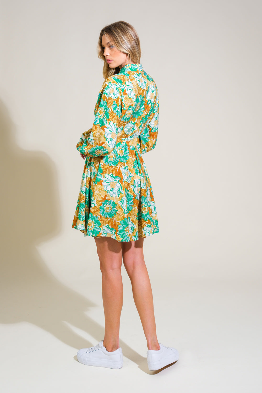 ENCHANTED TO MEET YOU WOVEN MINI DRESS Flying Tomato