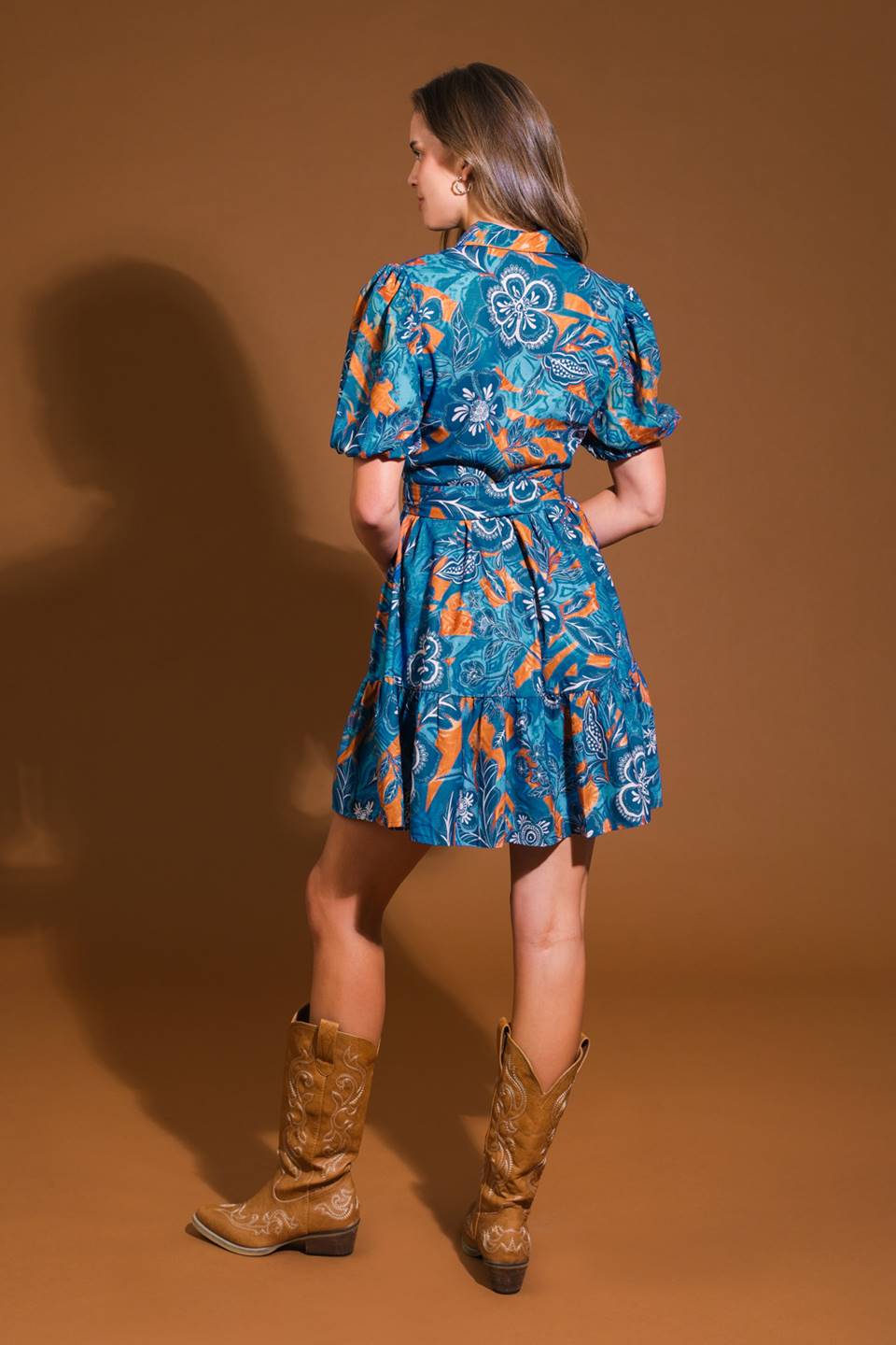 FLOWER GIRL WOVEN MINI DRESS Flying Tomato