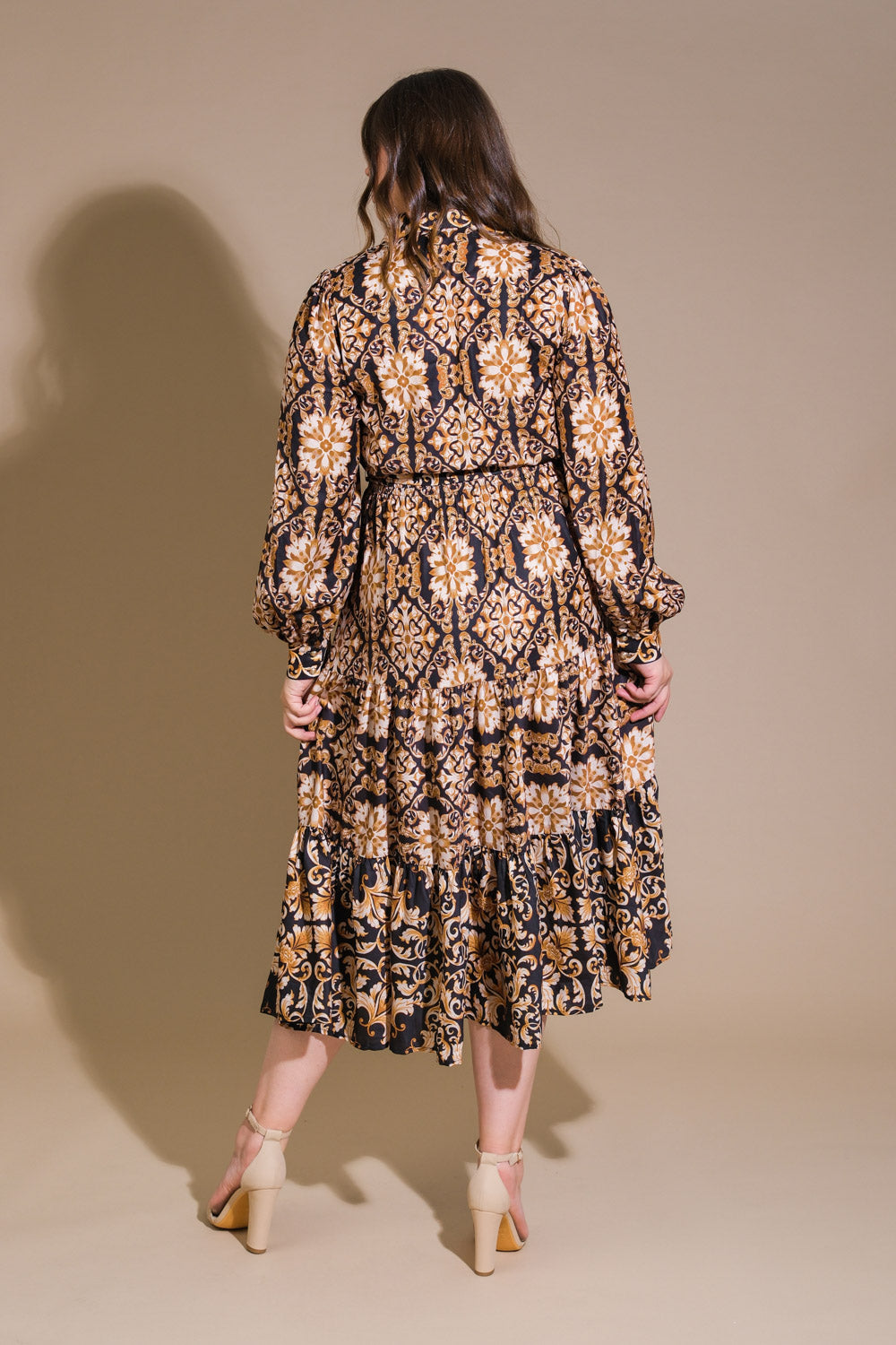 CELESTIAL BEAUTY WOVEN MIDI DRESS Flying Tomato