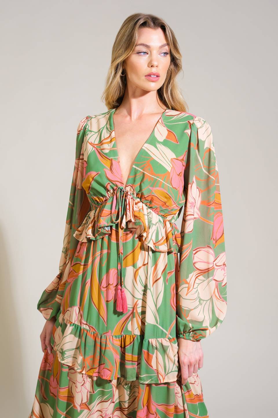 GRACE IN EVERY STEP WOVEN MAXI DRESS Flying Tomato