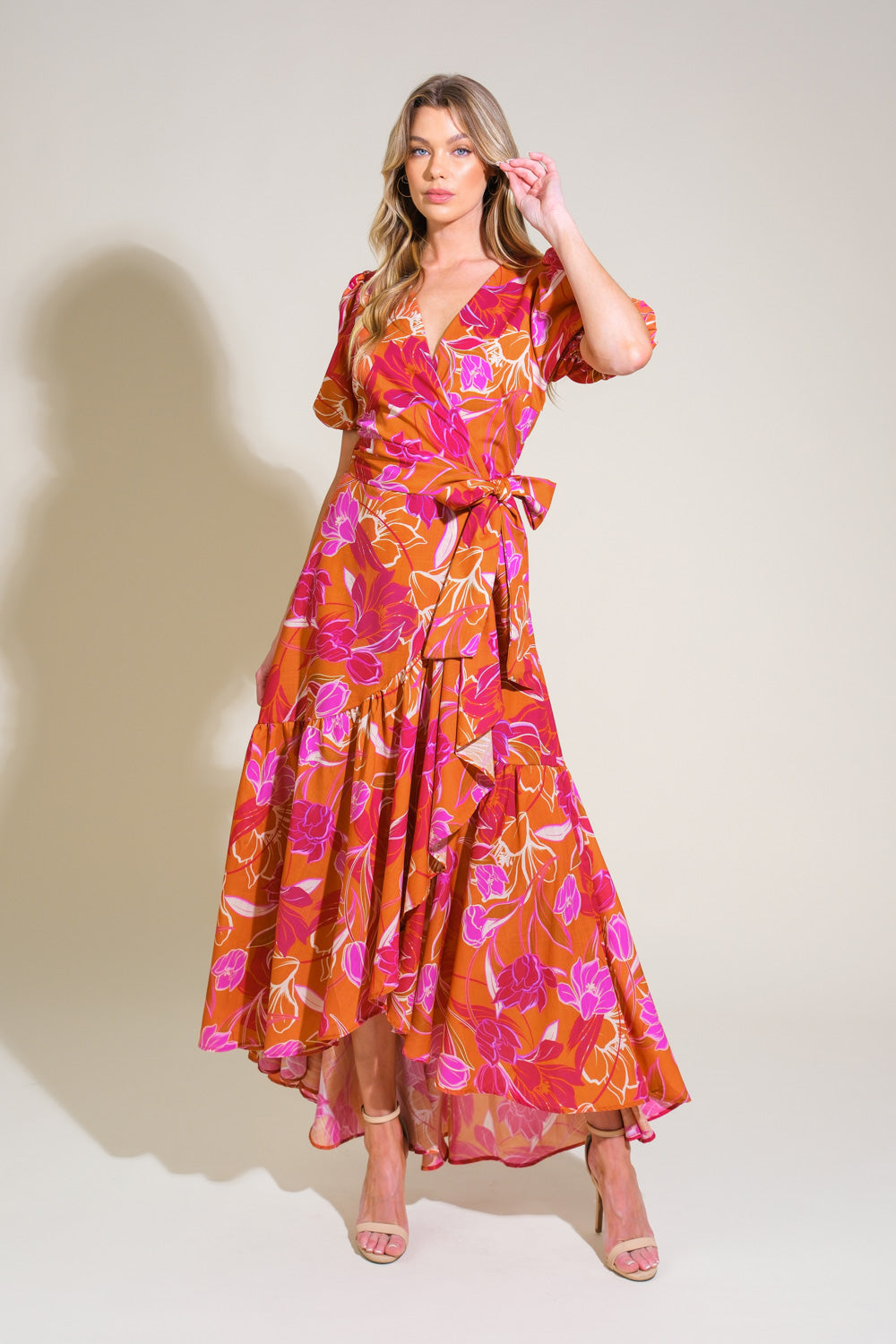 LOVE IN BLOOM WOVEN MAXI DRESS Flying Tomato