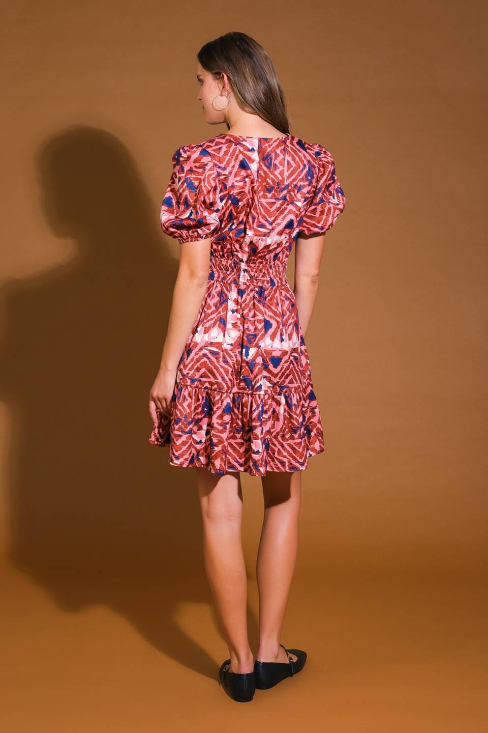 EXCEPTIONAL STATUS WOVEN MINI DRESS Flying Tomato