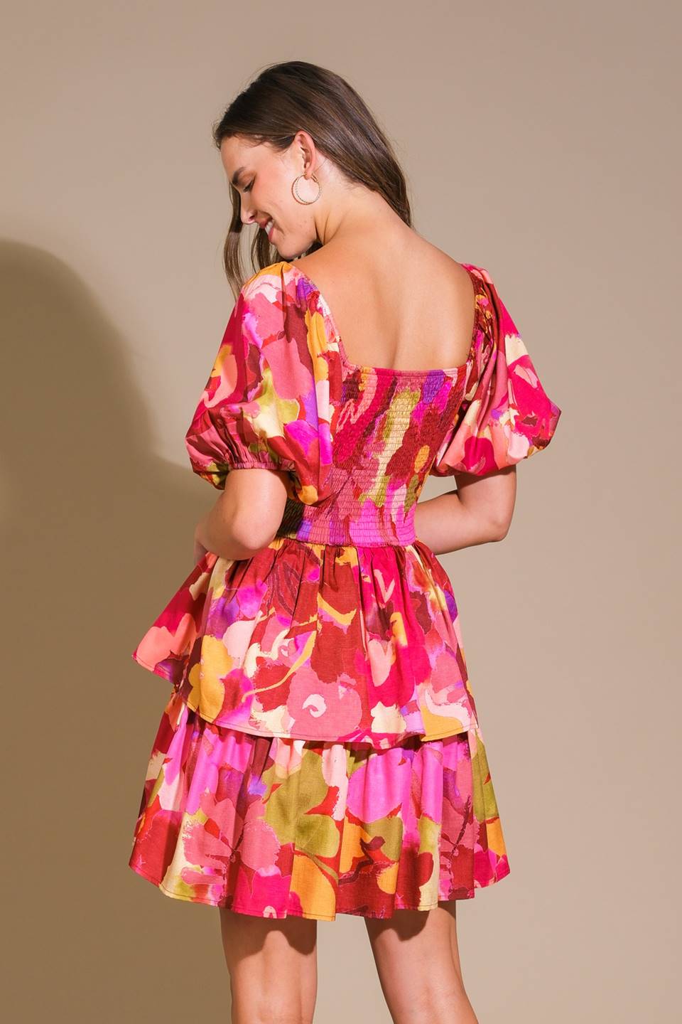 WHIMSICAL BEAUTY WOVEN MINI DRESS Flying Tomato