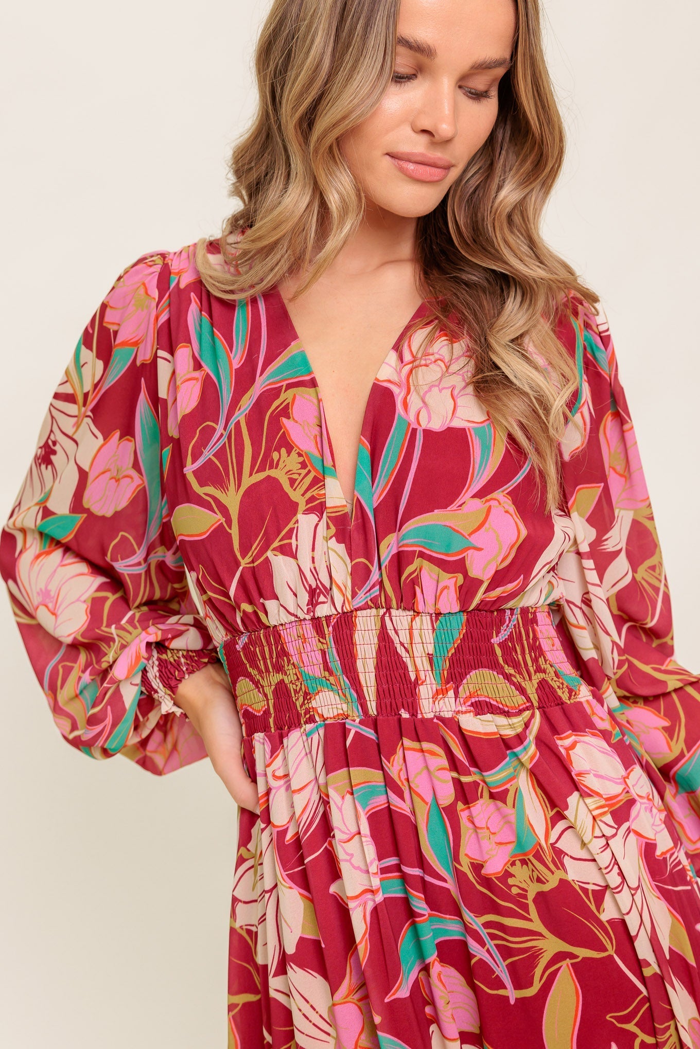 AMAZING PRESENCE WOVEN MAXI DRESS Flying Tomato