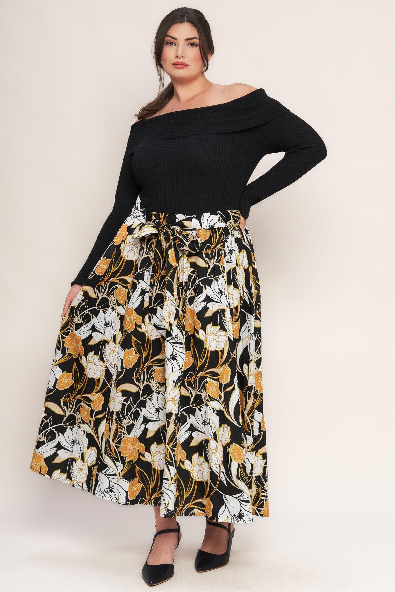 Flying Tomato TWIST ON TIMELESS WOVEN MIDI DRESS on a model, styled for a chic daytime look, emphasizing its versatility.
