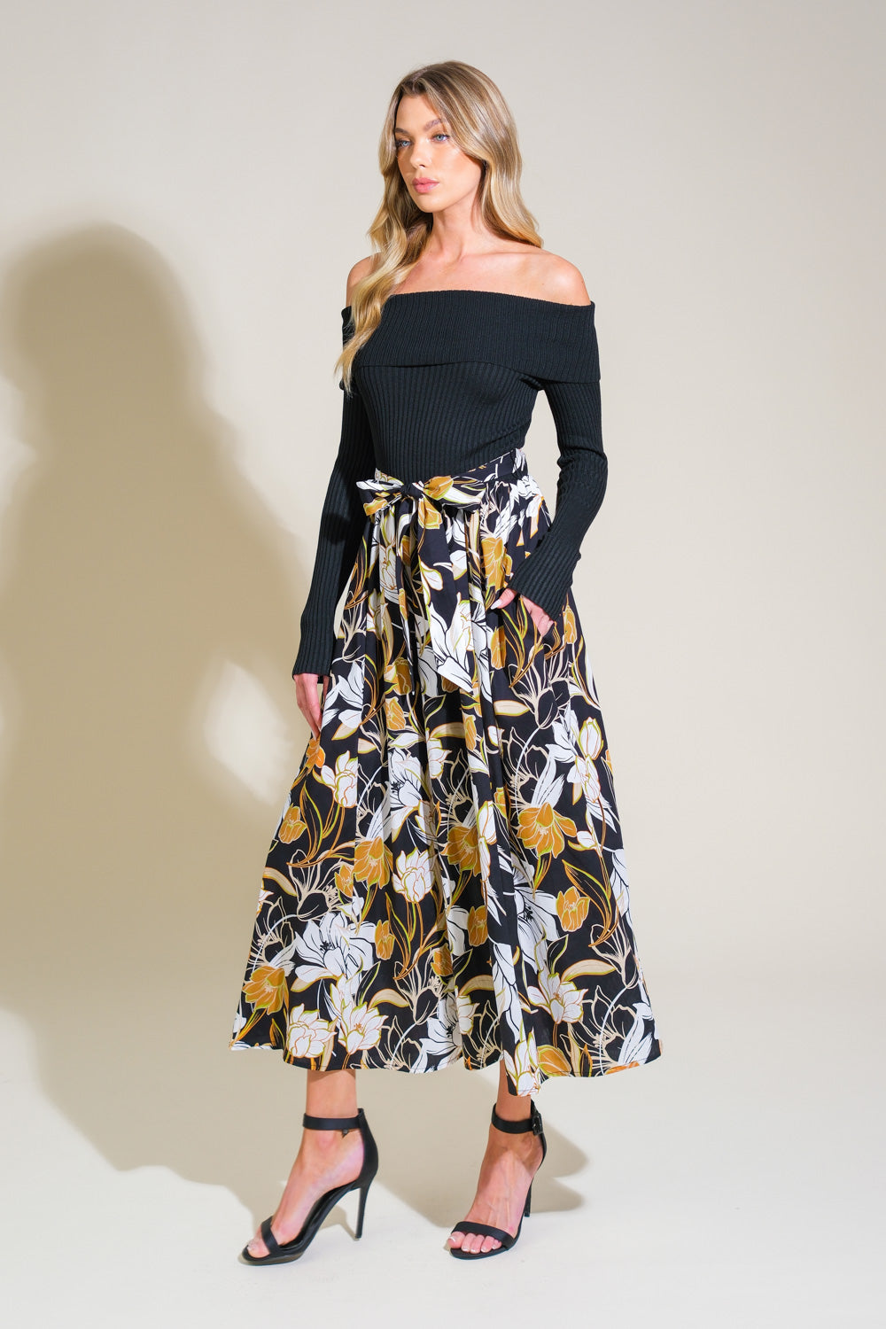 TWIST ON TIMELESS WOVEN MIDI DRESS Flying Tomato