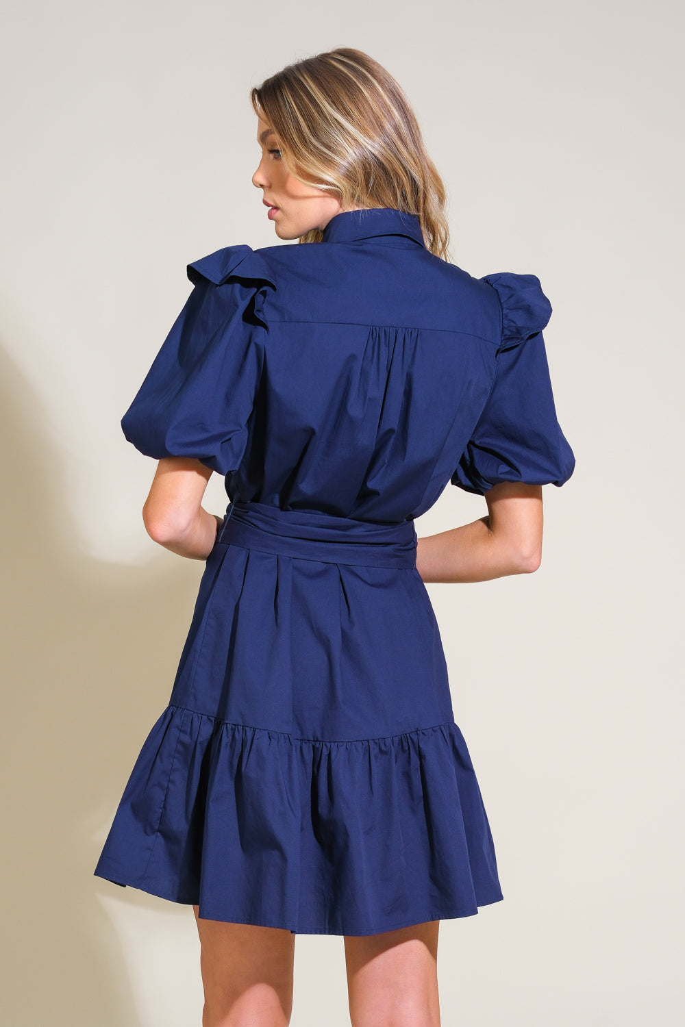 IRIDESCENT DREAM WOVEN MINI DRESS Flying Tomato