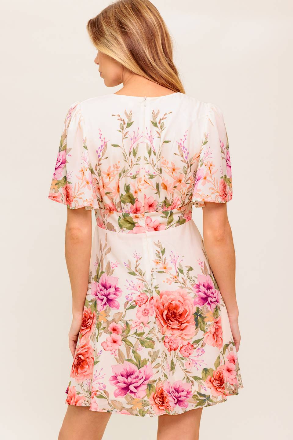 THE WORLD AWAITS LIGHT PINK WOVEN MINI DRESS Flying Tomato