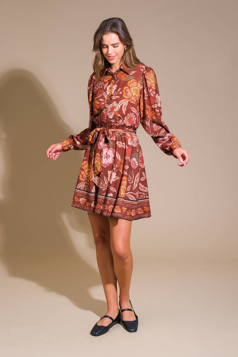DESERT DAWN WOVEN MINI DRESS Flying Tomato