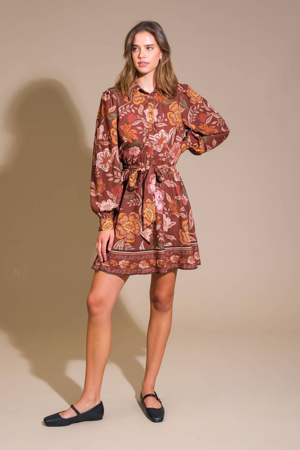 DESERT DAWN WOVEN MINI DRESS Flying Tomato