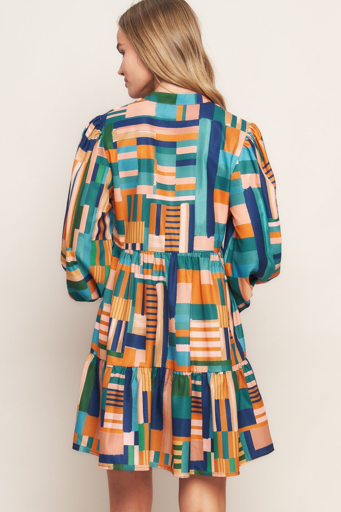 EFFORTLESS SELECTION WOVEN MINI DRESS Flying Tomato