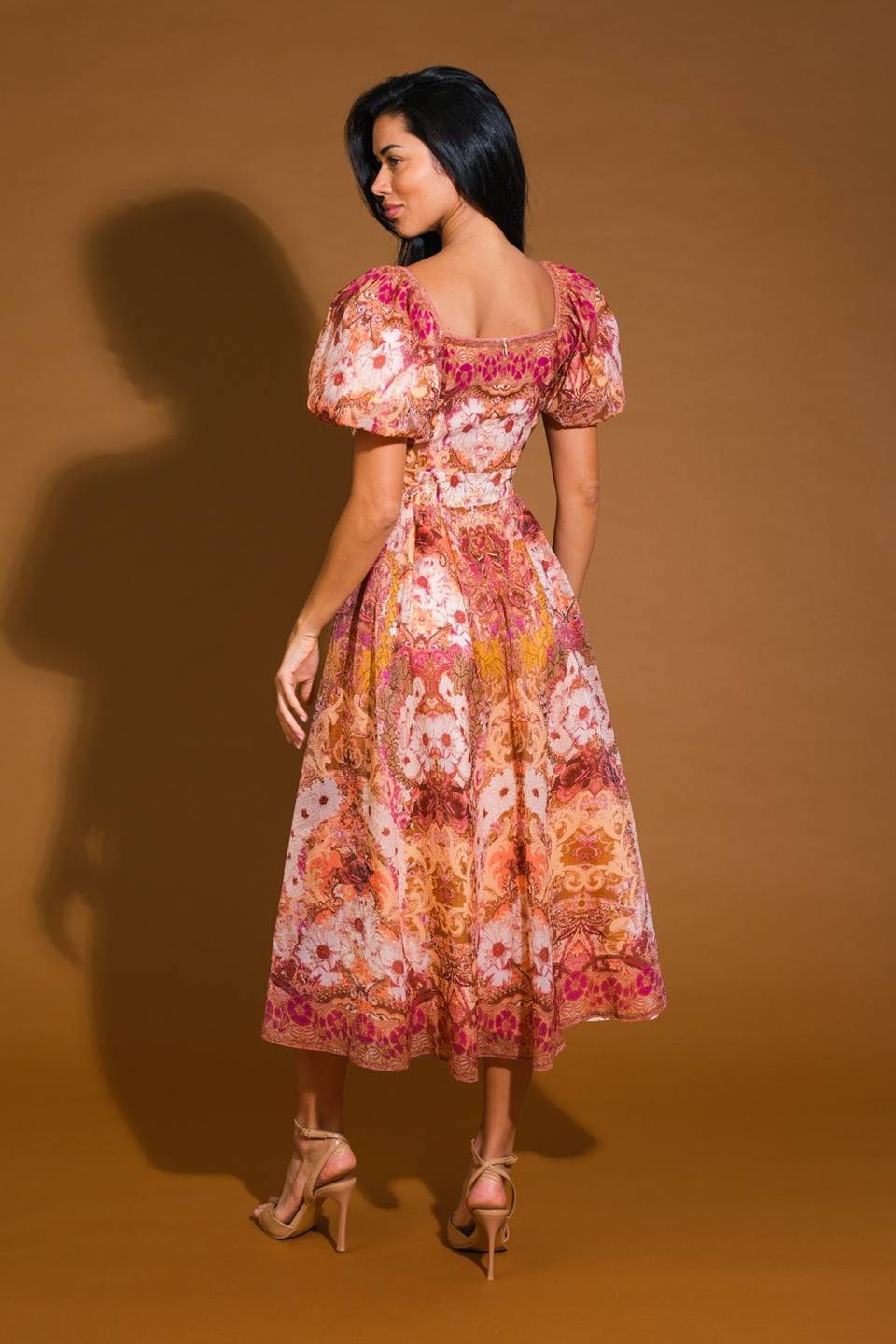 FOR GOOD WOVEN MIDI DRESS Flying Tomato