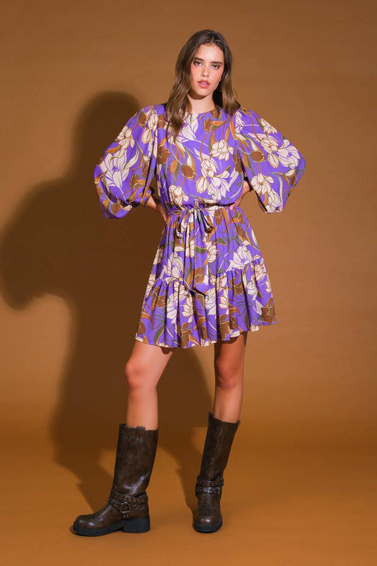 URBAN OASIS WOVEN MINI DRESS Flying Tomato