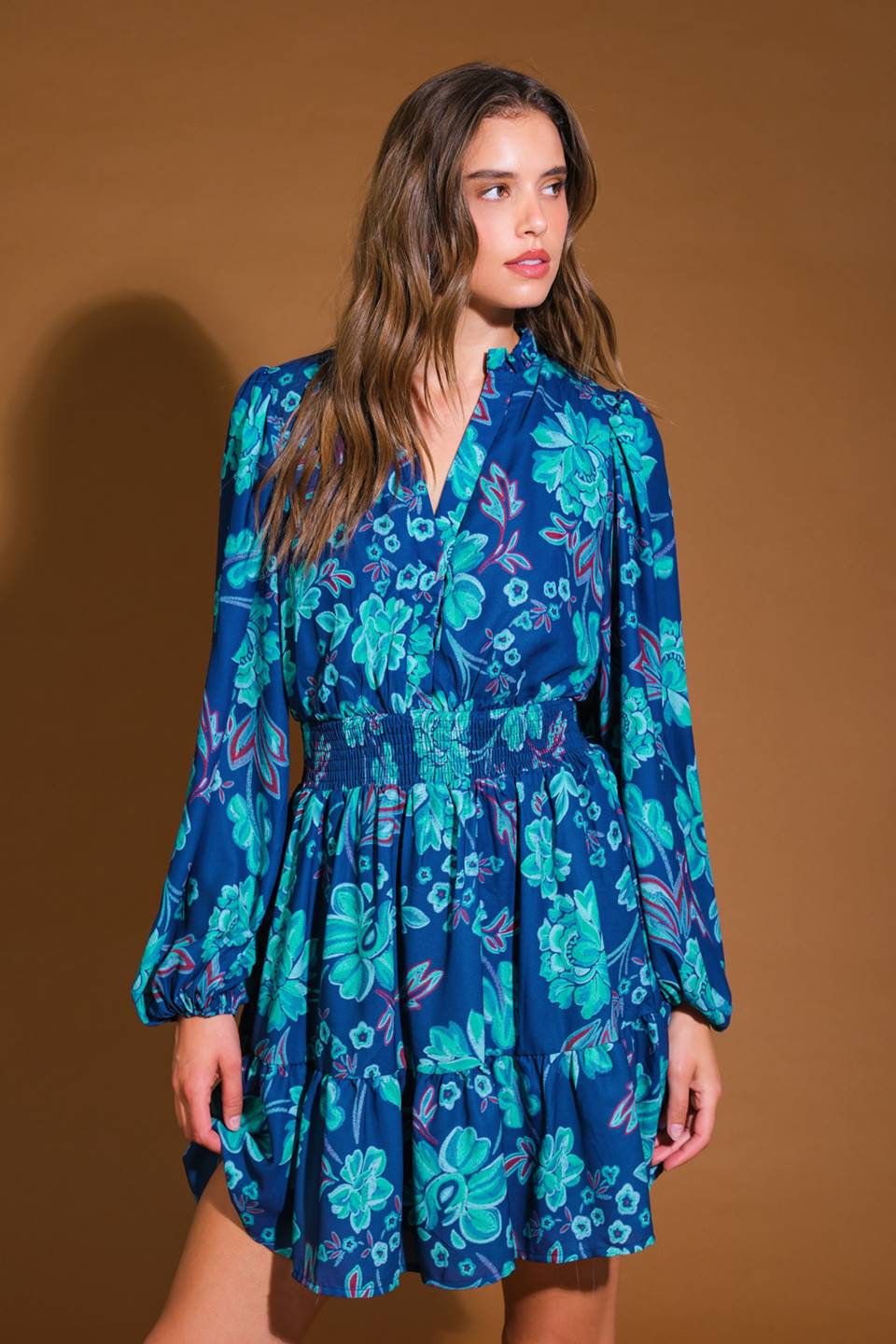 EMPHATICALLY ADORABLE WOVEN MINI DRESS Flying Tomato