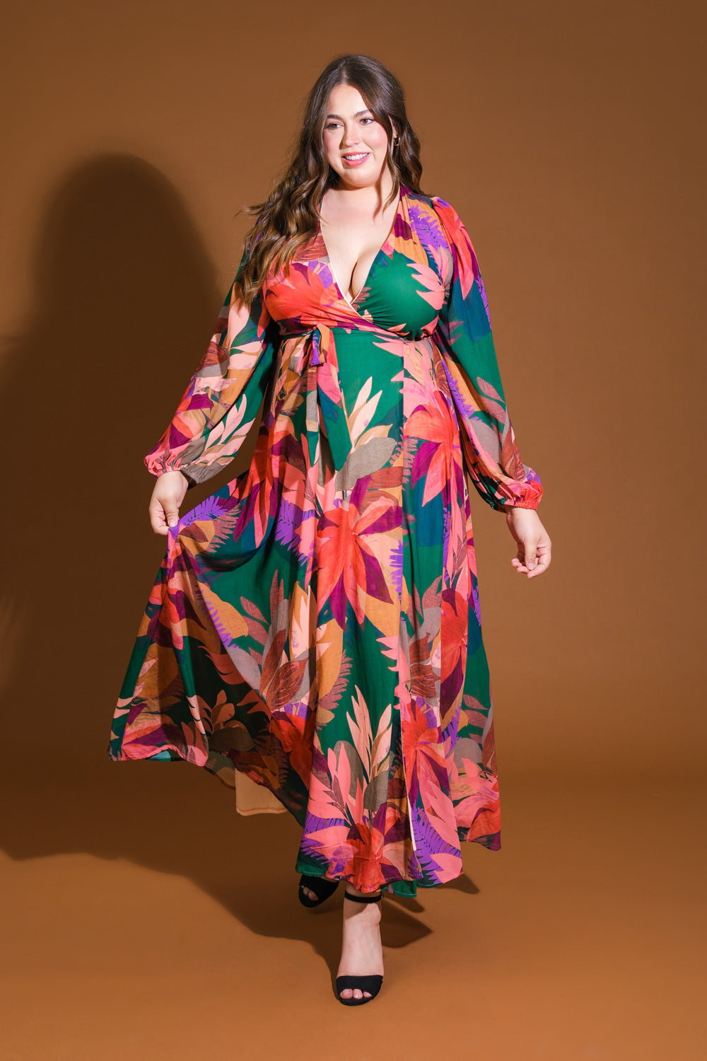 HONEY HUG WOVEN MAXI DRESS Flying Tomato