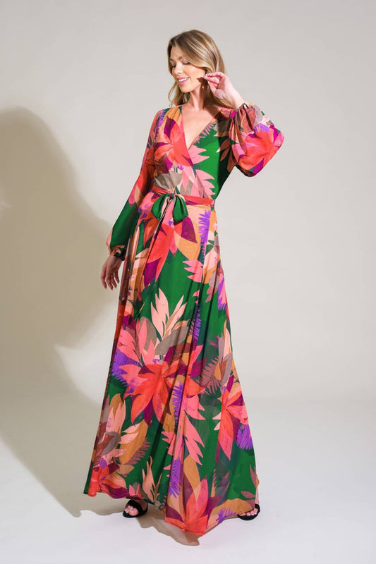 HONEY HUG WOVEN MAXI DRESS Flying Tomato