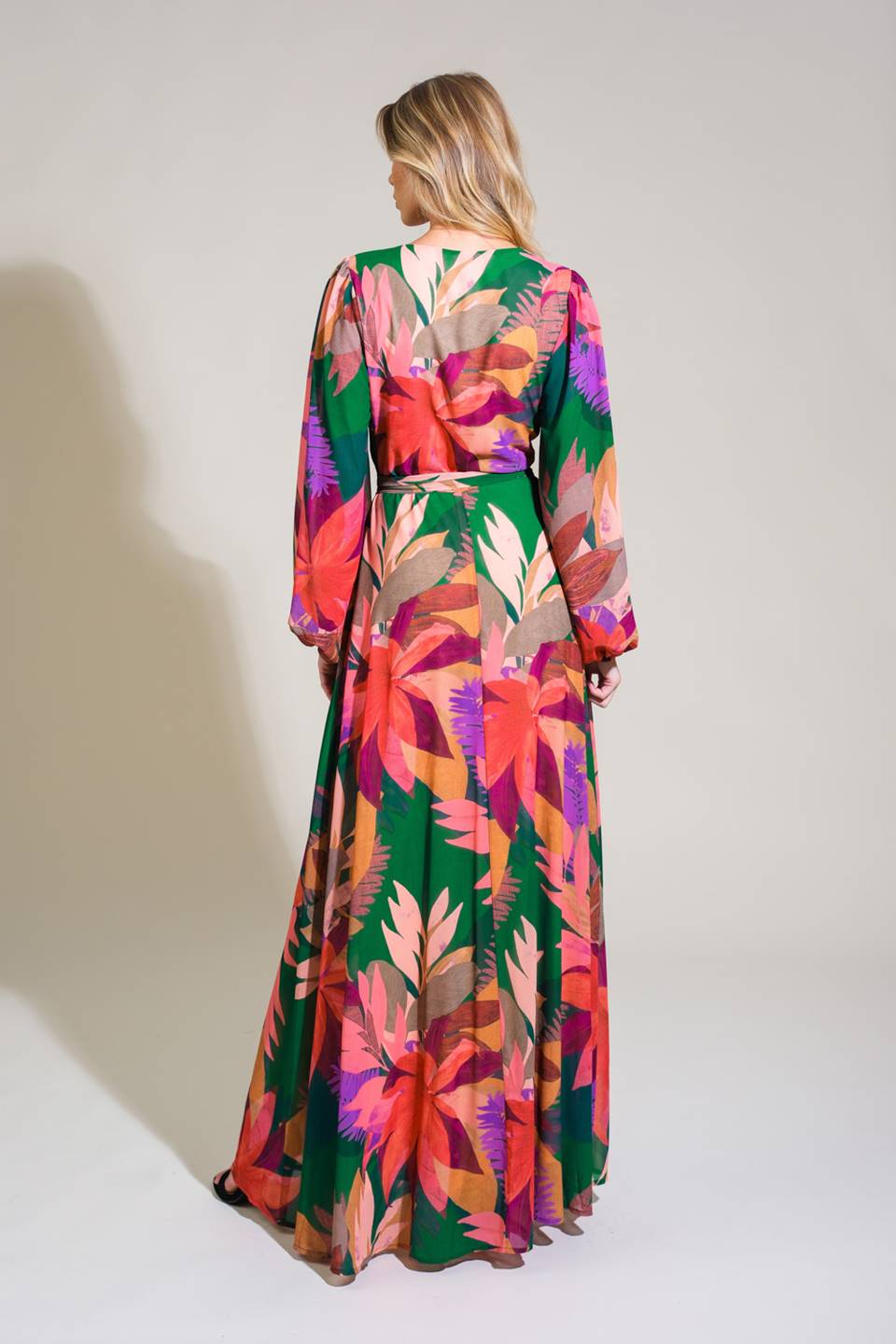 HONEY HUG WOVEN MAXI DRESS Flying Tomato