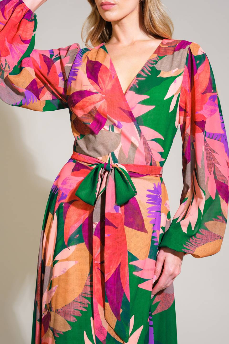 HONEY HUG WOVEN MAXI DRESS Flying Tomato