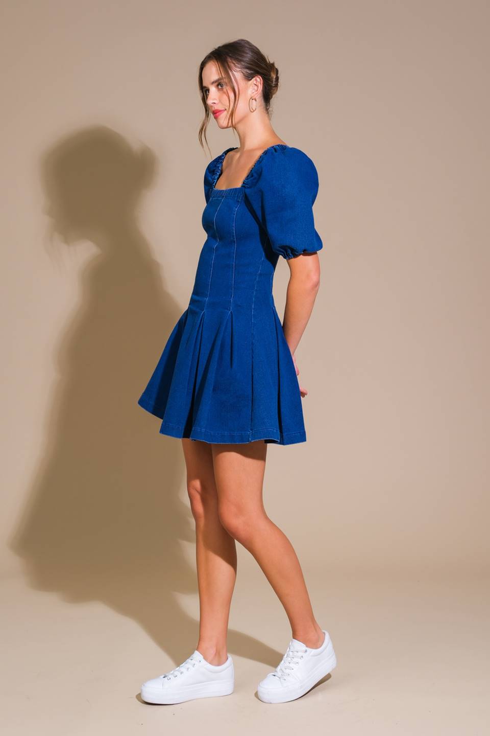 DO YOU EVER DENIM MINI DRESS Flying Tomato