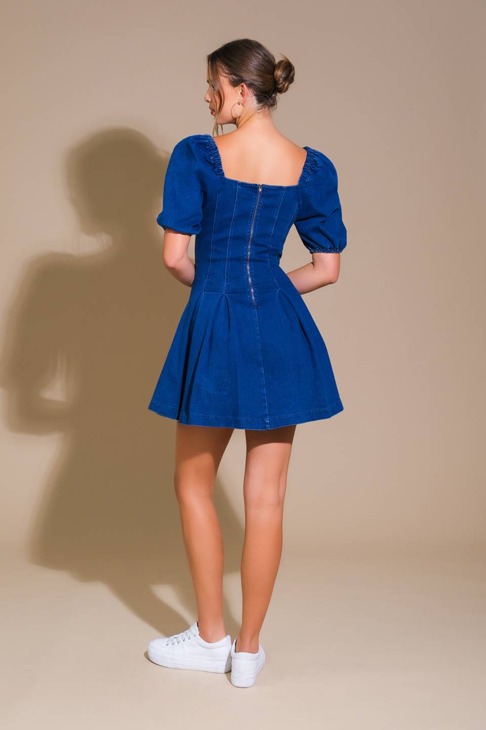 DO YOU EVER DENIM MINI DRESS Flying Tomato