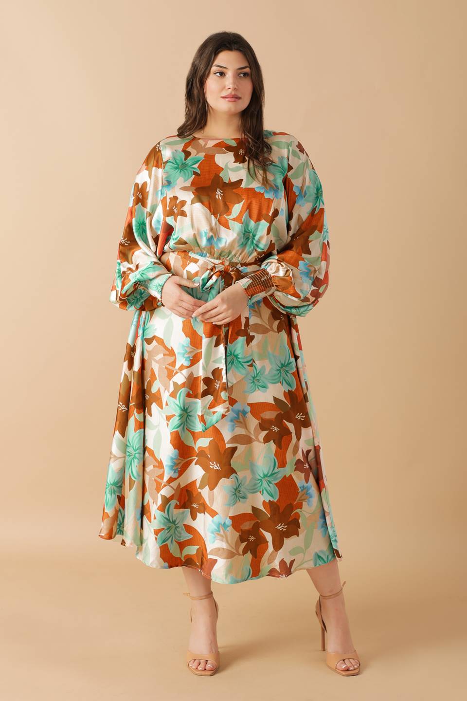 MYSTIC TWILIGHT WOVEN MIDI DRESS Flying Tomato