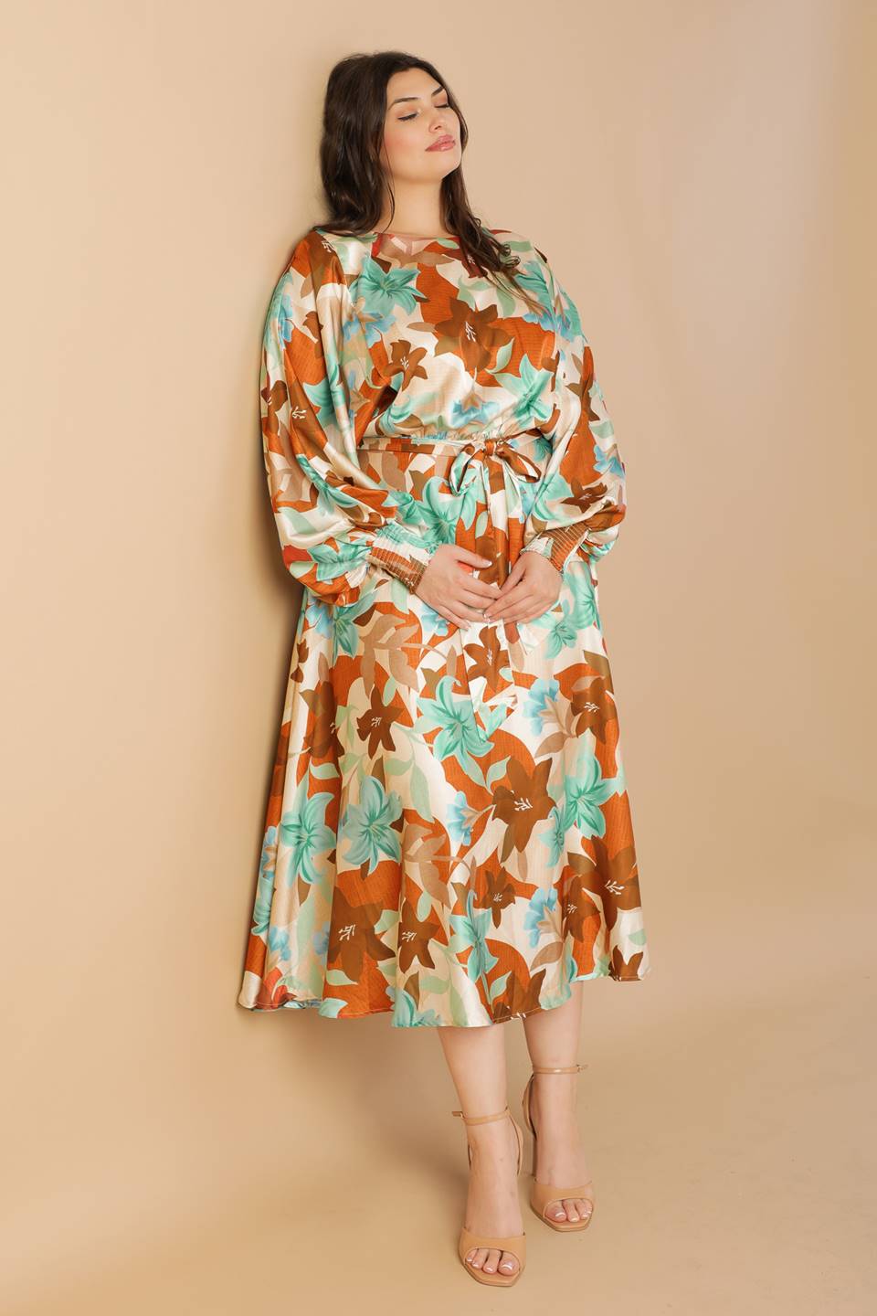 MYSTIC TWILIGHT WOVEN MIDI DRESS Flying Tomato