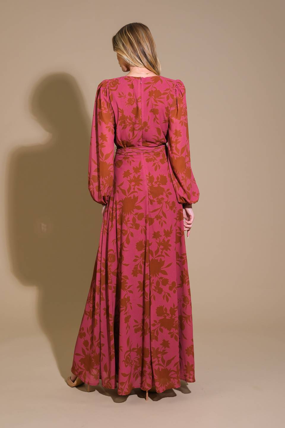 CROSS YOUR MIND WOVEN MAXI DRESS Flying Tomato