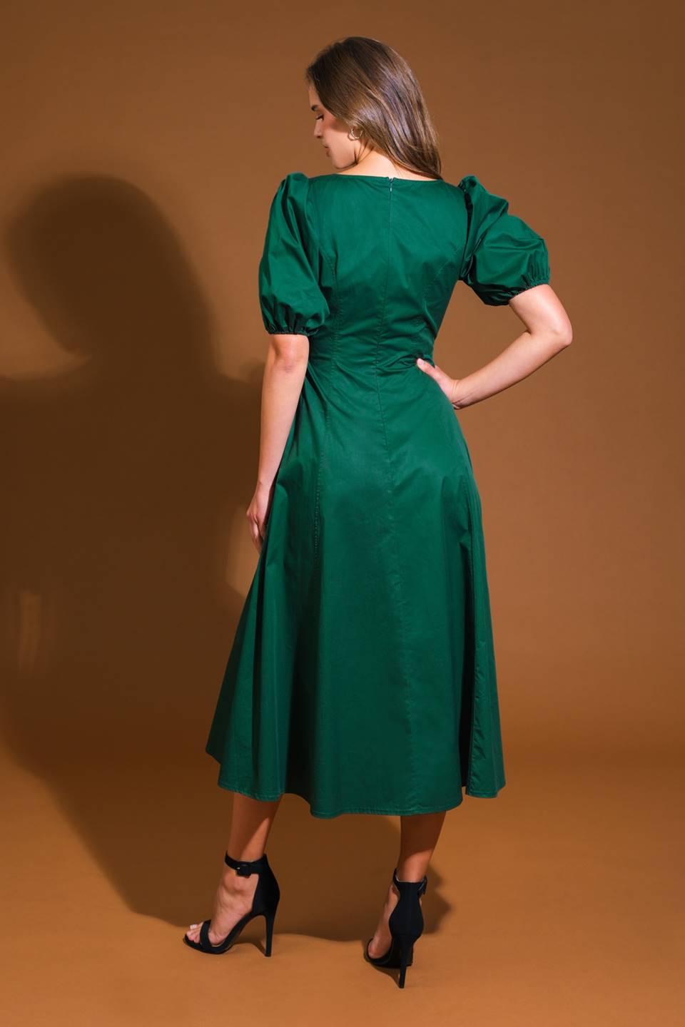 COLORS OF MY HEART WOVEN MIDI DRESS Flying Tomato